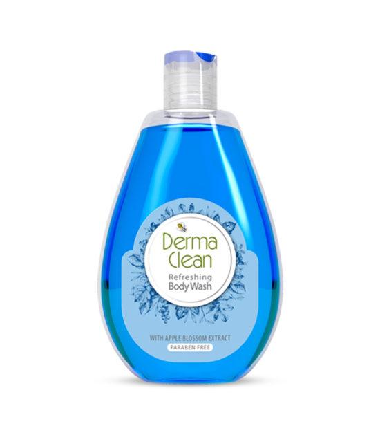 شامپو بدن خوشبو کننده درماکلین حاوی عصاره شکوفه سیب (مخصوص آقایان) 300 میل