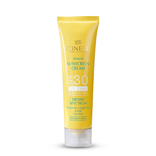 کرم ضد آفتاب SPF30 بدون رنگ سینره