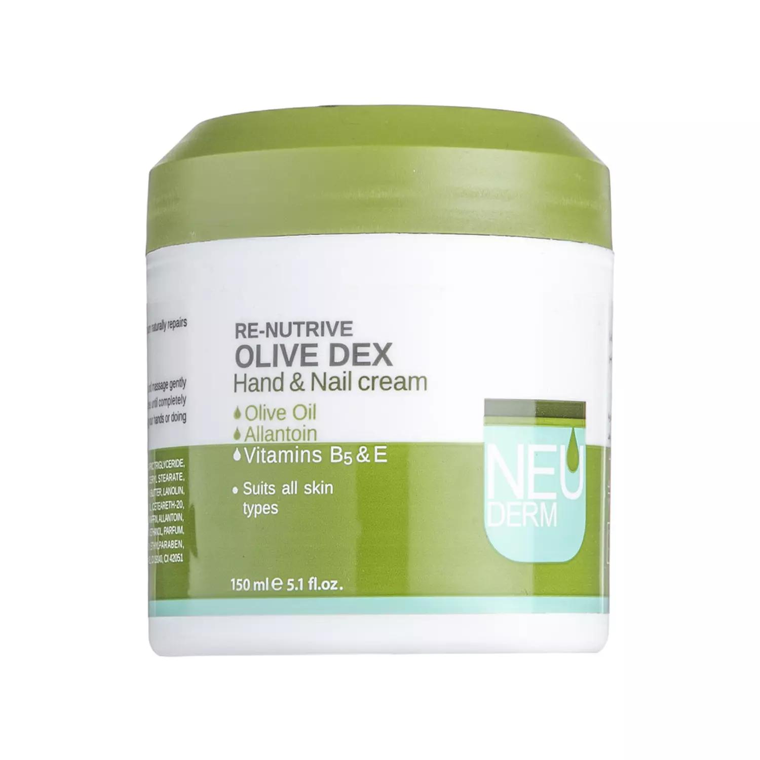 کرم مرطوب کننده دست و ناخن نئودرم مدل Olive Dex