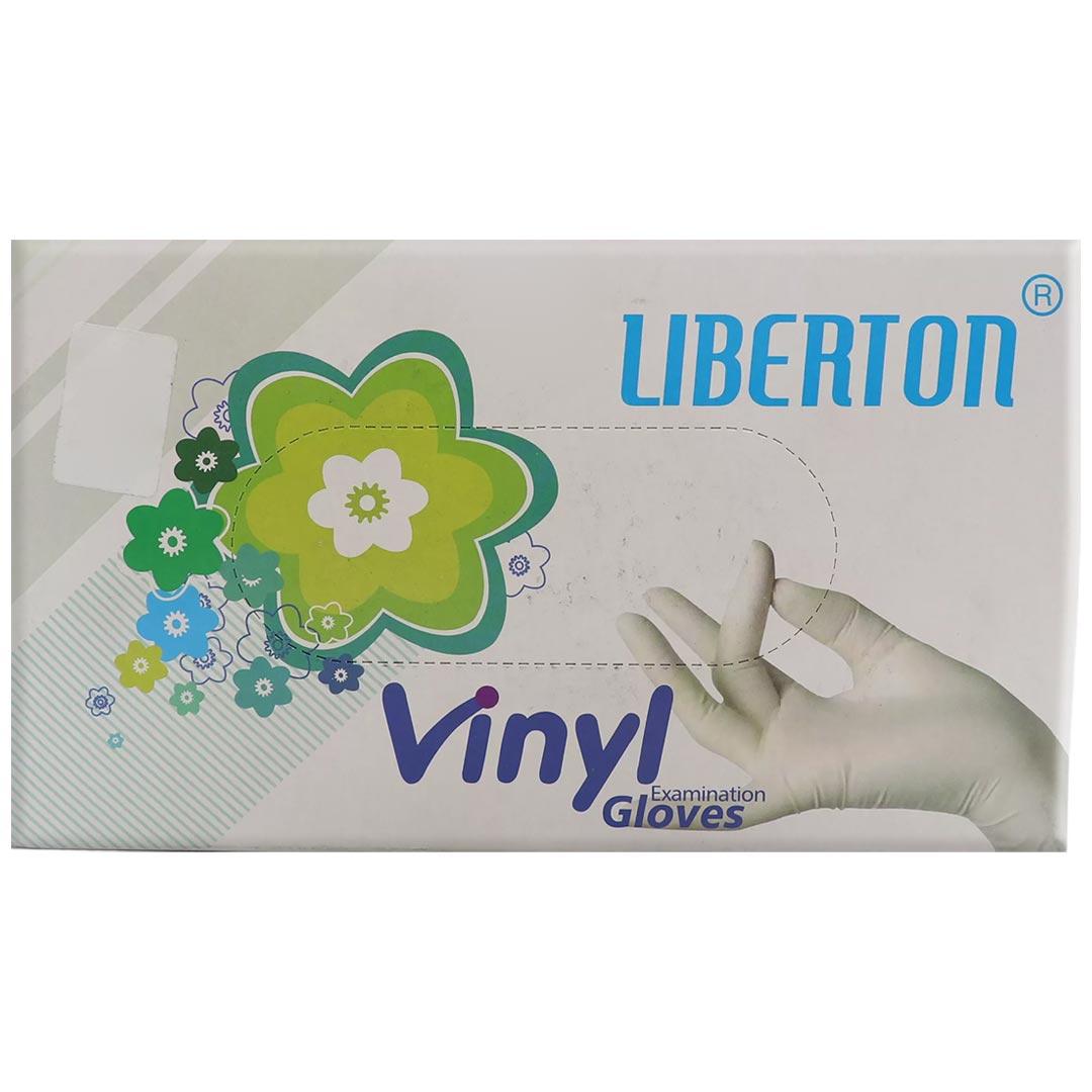 دستکش وینیل لیبرتون (Liberton) سایز Large