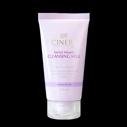 پاک کننده پوست صورت سینره مخصوص پوست های معمولی تا خشک (شیر پاک کن)