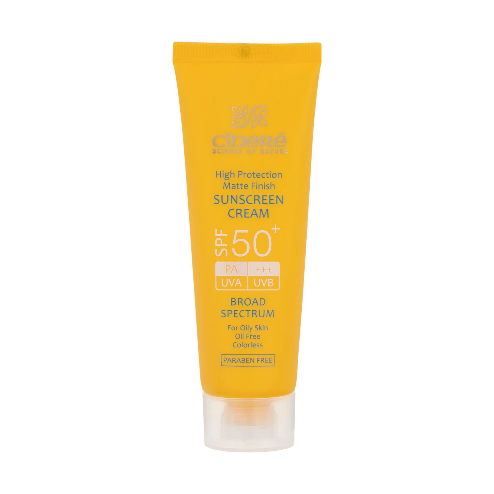 کرم ضد آفتاب SPF 50 سینره حجم 50 میلی لیتر
