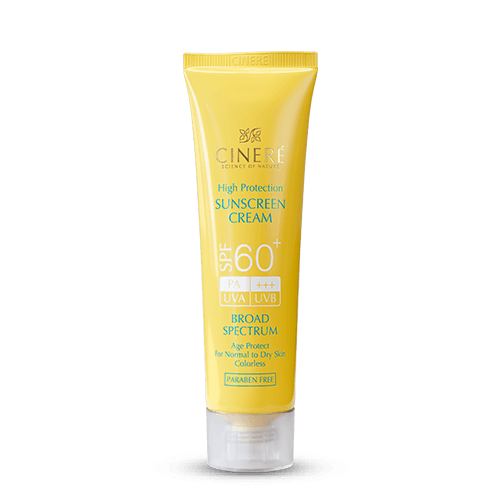 کرم ضد آفتاب +SPF60 بدون رنگ سینره
