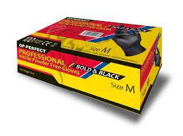دستکش نیتریل مشکی OP-Perfect سایز Medium