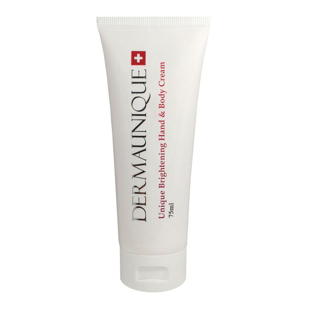 کرم روشن کننده پوست دست و بدن مناسب لک درمایونیک حجم 75 میلی لیتر