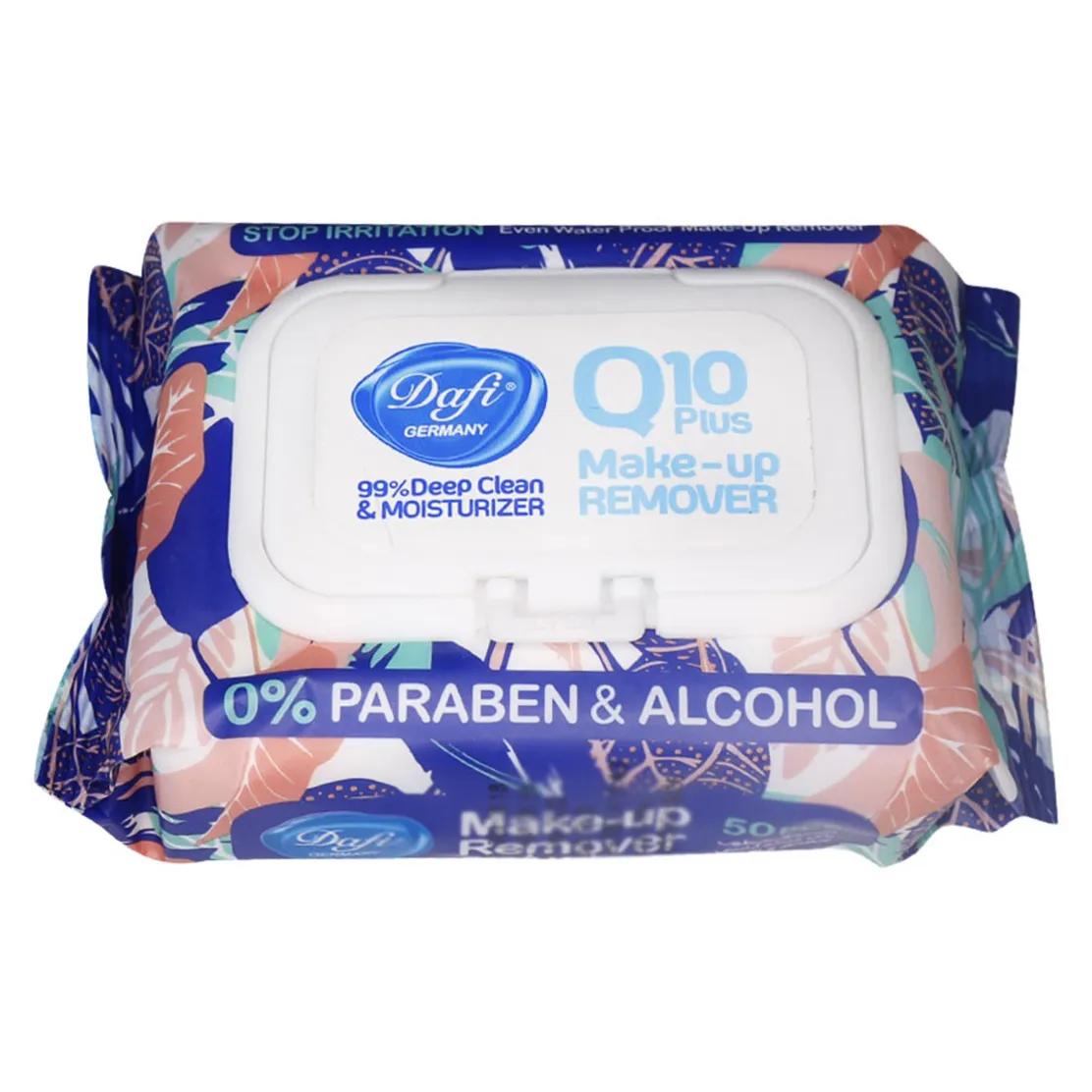دستمال مرطوب دافی مدل Q10 بسته 50 عددی