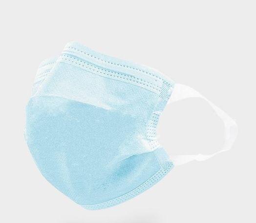 ماسک سه لایه جراحی با کش پهن آبی