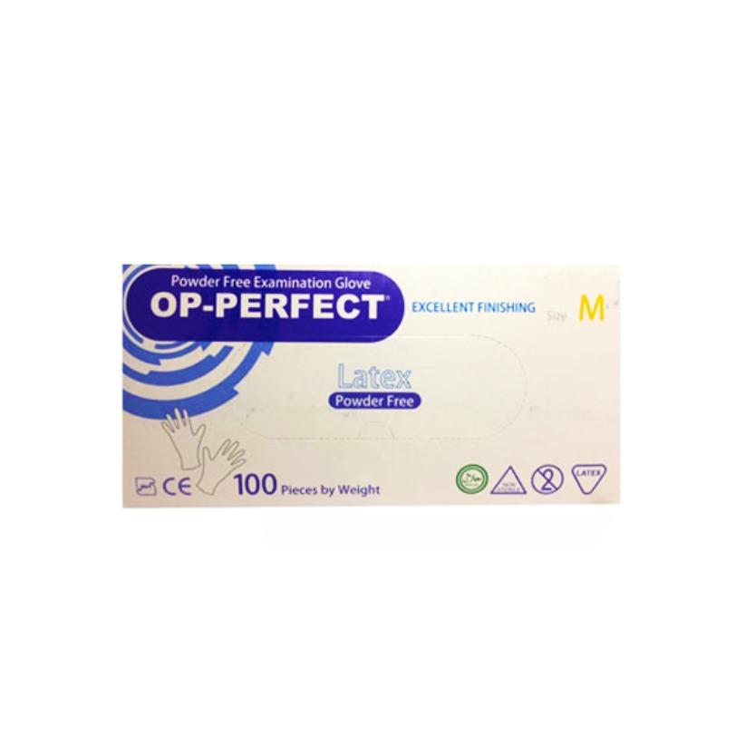 دستکش لاتکس استریل بدون پودر OP-PERFECT