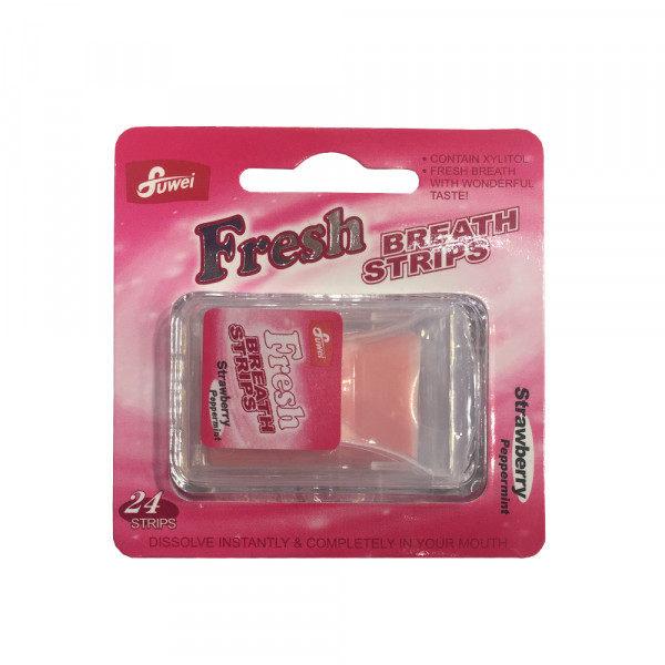 خوشبو کننده دهان با طعم توت فرنگی نعنا فلفلی فرش بسته 24 عددی