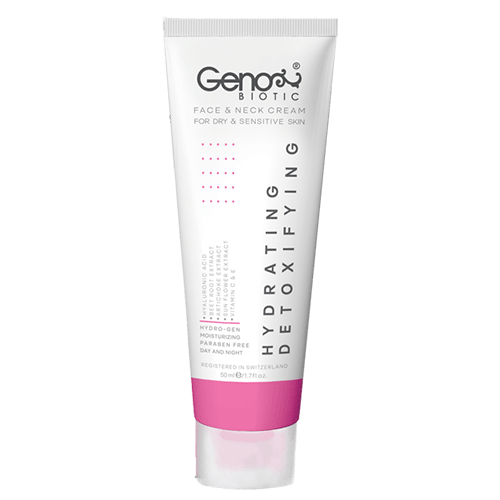 کرم رطوبت رسان صورت و گردن ژنوبایوتیک مناسب پوست خشک و حساس