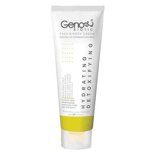 کرم دتوکسیفای صورت و گردن پوست چرب و مختلط ژنوبایوتیک (مناسب پوست های چرب و مختلط)