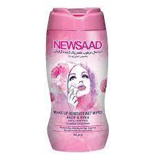 دستمال مرطوب پاک کننده آرایش صورت و دور چشم نیوساد مدل Normal