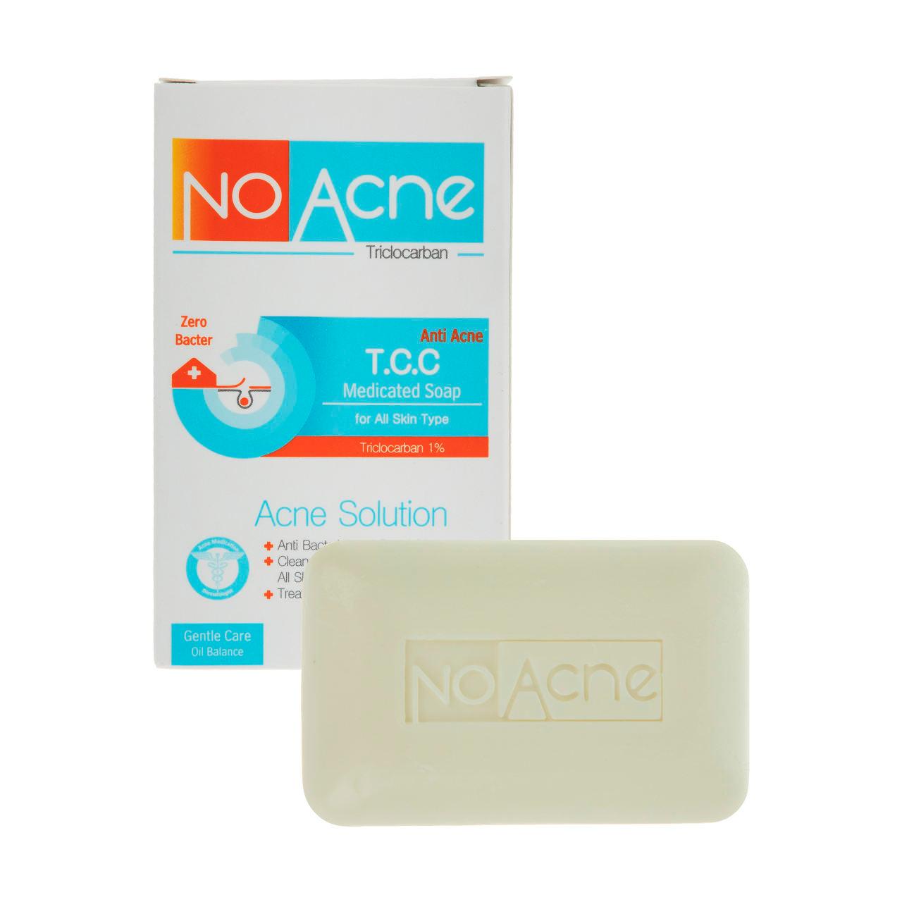 صابون شستشو نو آکنه مدل تی سی سی وزن 100 گرم
