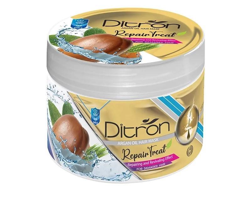 ماسک مو بدون سولفات دیترون حاوی روغن آرگان حجم 400 میلی لیتر