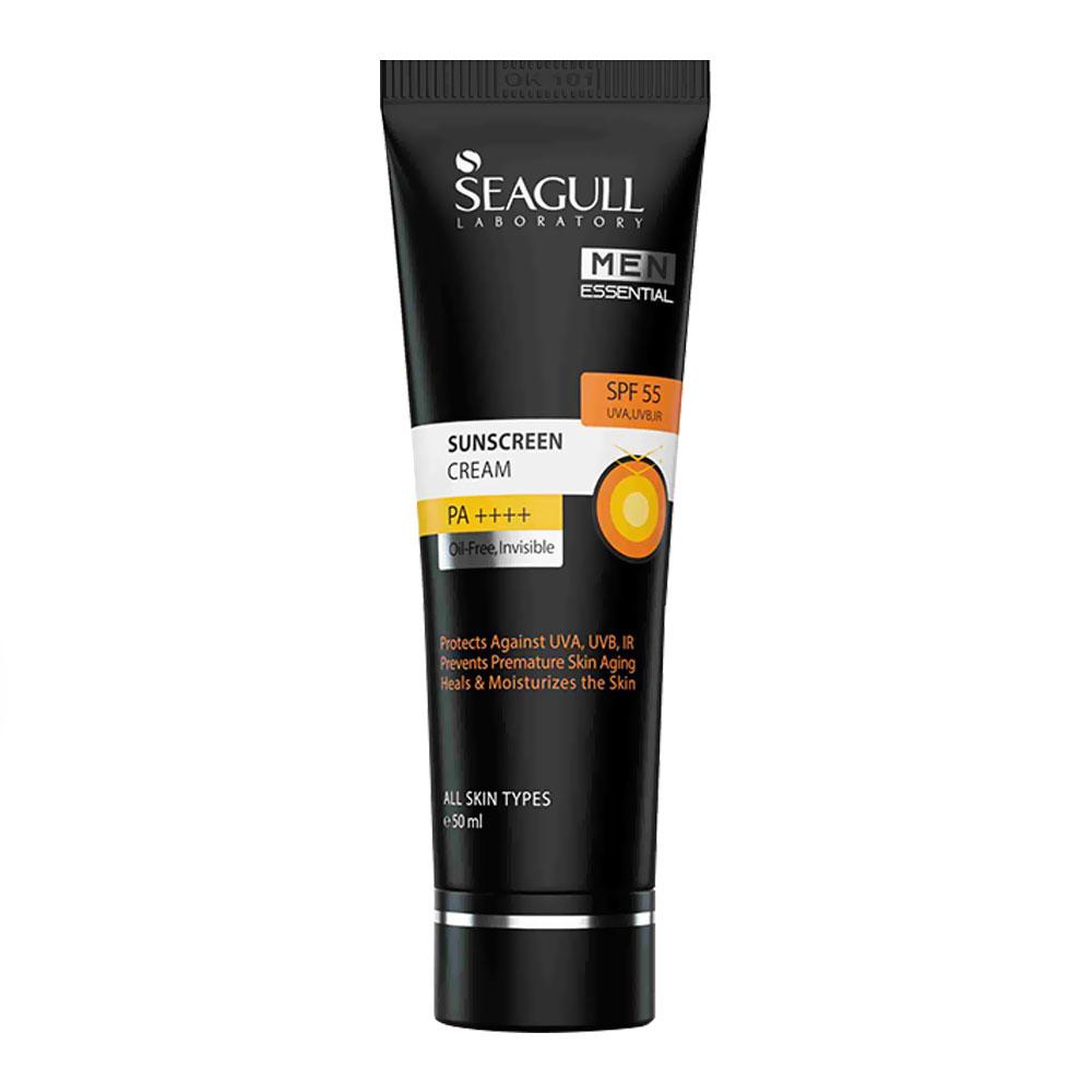 کرم ضدآفتاب فاقد چربی آقایان سی گل با فاکتور حفاظتی 55