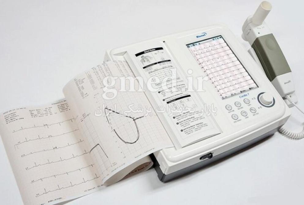 دستگاه اسپیرومتری مارک bionet کره مدل cardio 7دست دو/مدینیوم