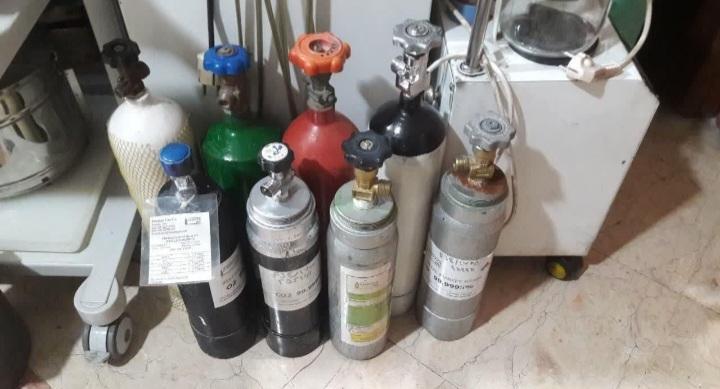 کپسول اکسیژن و CO2دست دو/مدینیوم
