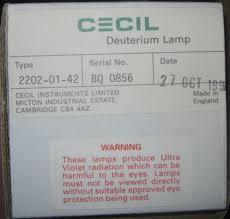 لامپ دیوتریوم دستگاه اسپکتروسکوپینو/مدینیوم