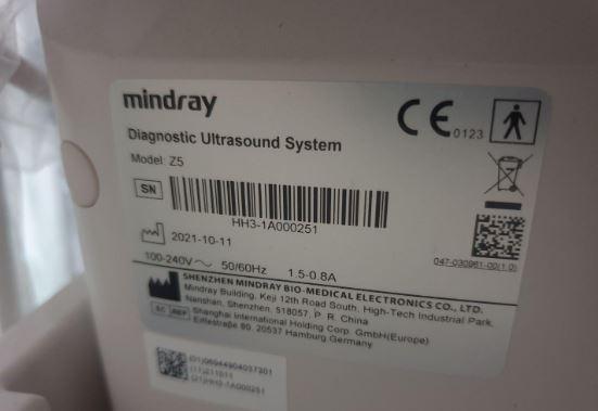 سونوگرافی Z5 میندری نو/مدینیوم