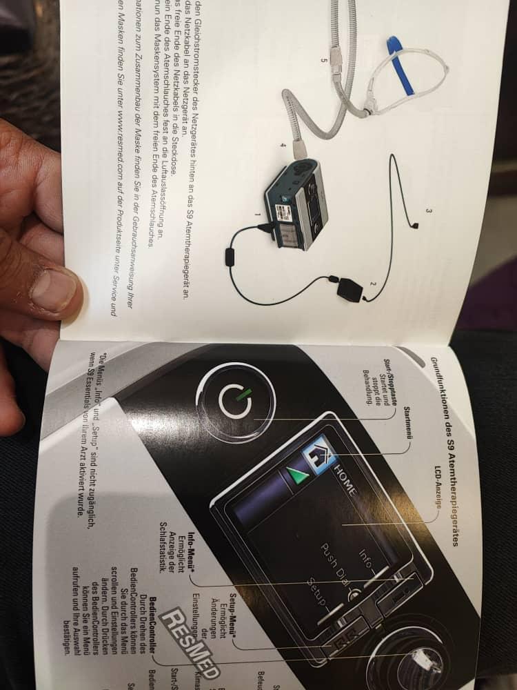 دستگاه بای پپ resmedدست دو/مدینیوم