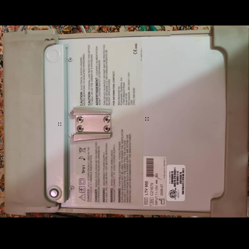 دستگاه تنفسی ونتیلاتور ltv950دست دو/مدینیوم