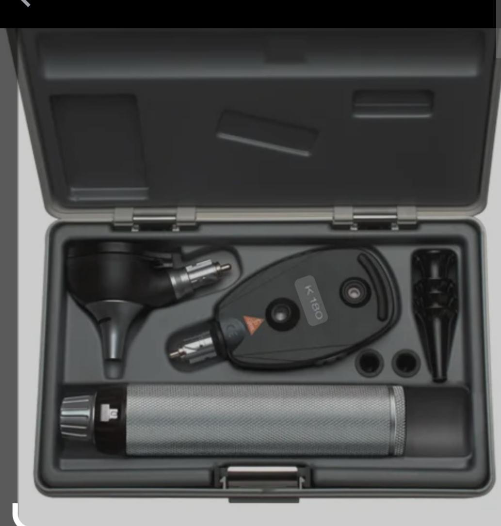 ست اتوسکوپ افتالموسکوپ دست دو/مدینیوم