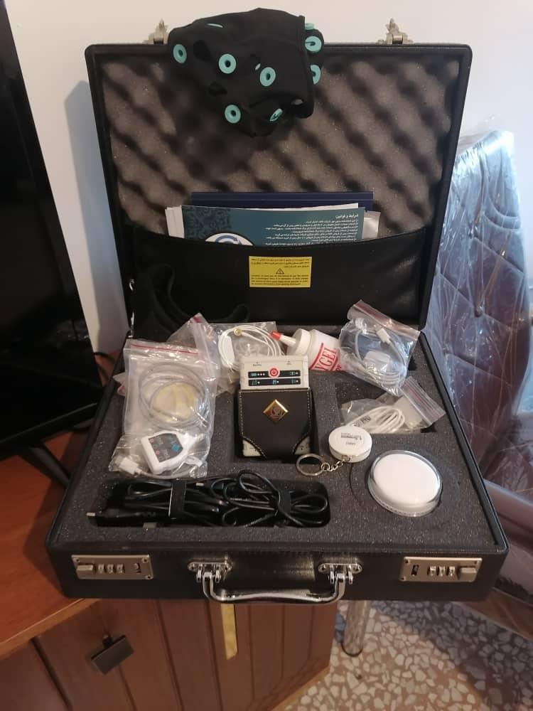 دستگاه نوروفيدبک 12 کاناله بایولاین شامل نوروفیدبک، بیوفیدبک، مینی کیو نو/مدینیوم