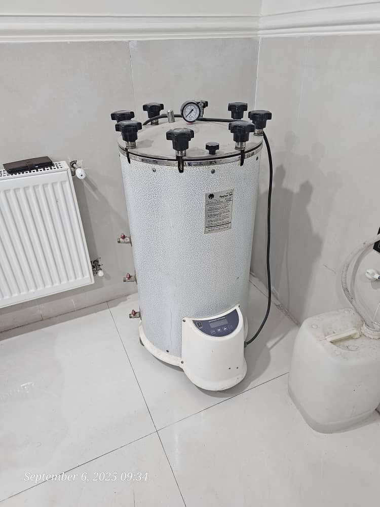 اتوکلاو سطلی 75 لیتری ریحان طب دست دو/مدینیوم