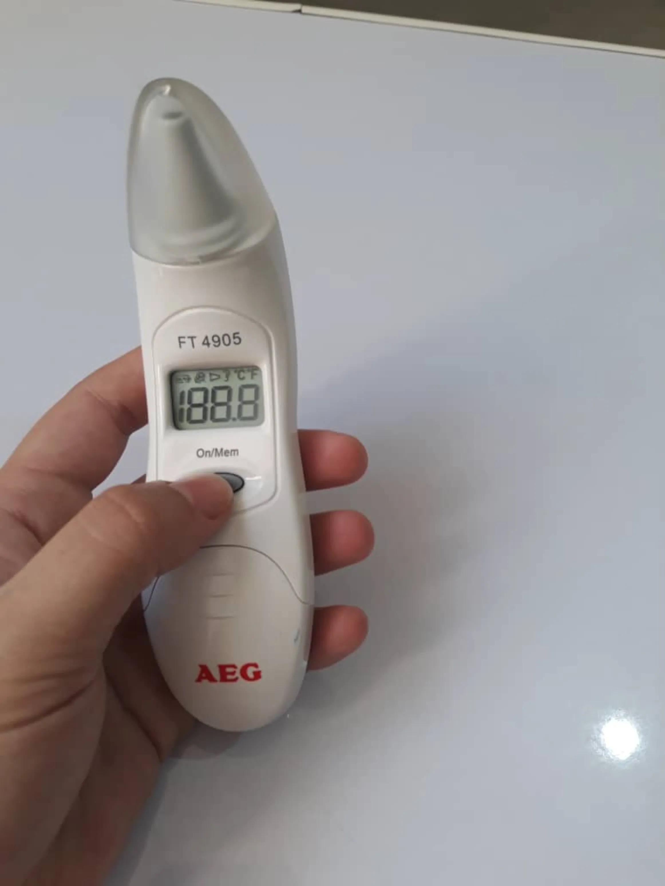 تب سنج آاگ FT 4905 سفید - AEG FT 4905 Thermometerدست دو/مدینیوم
