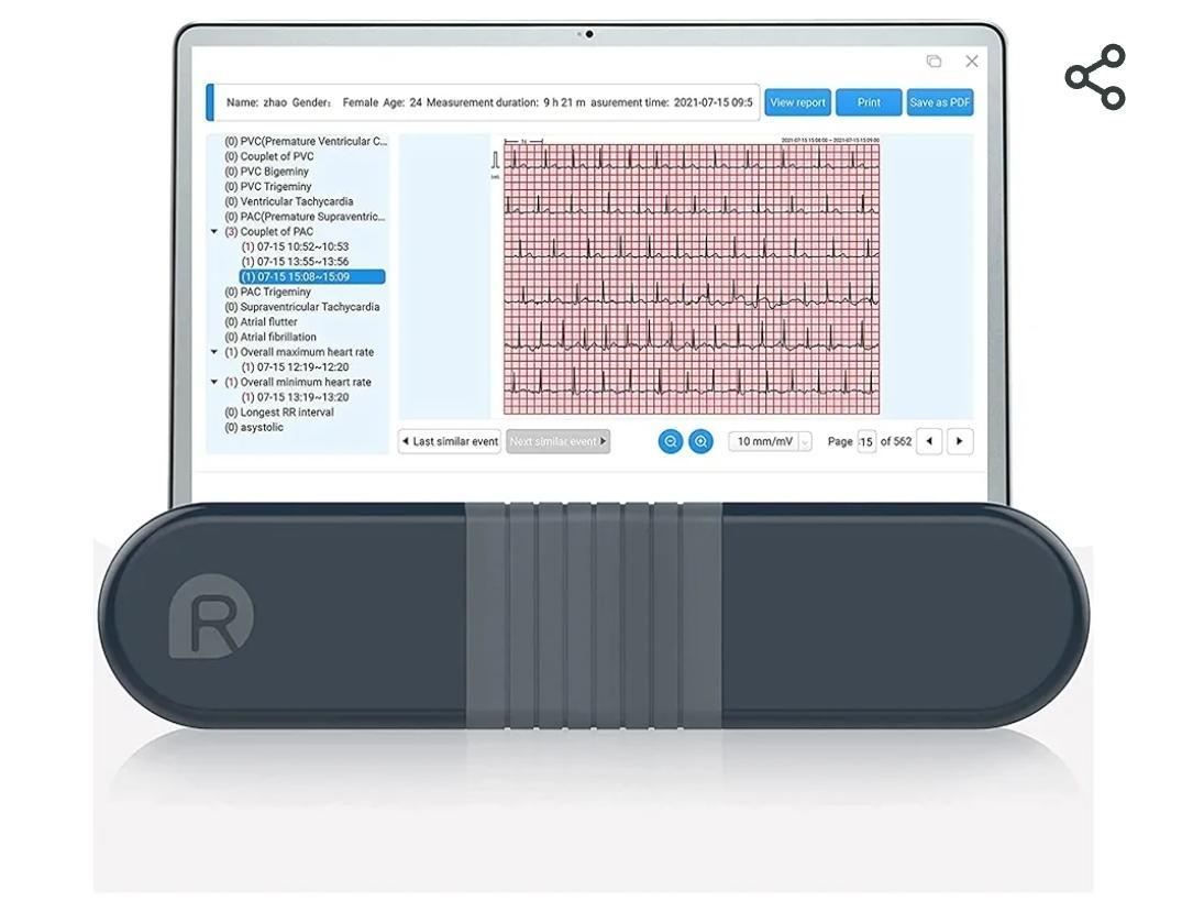 دستگاه 16کاناله پرتابل ECG recorderنو/مدینیوم