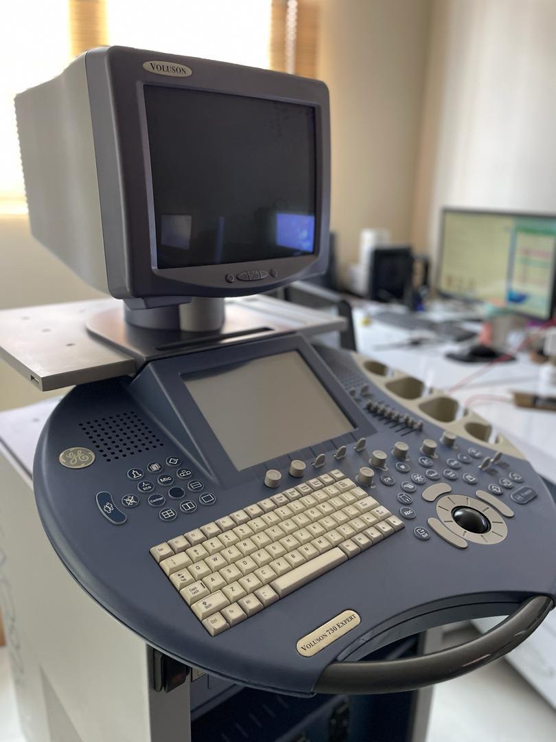 دستگاه سونوگرافی مبله برند GE مدل 730EXPدست دو/مدینیوم