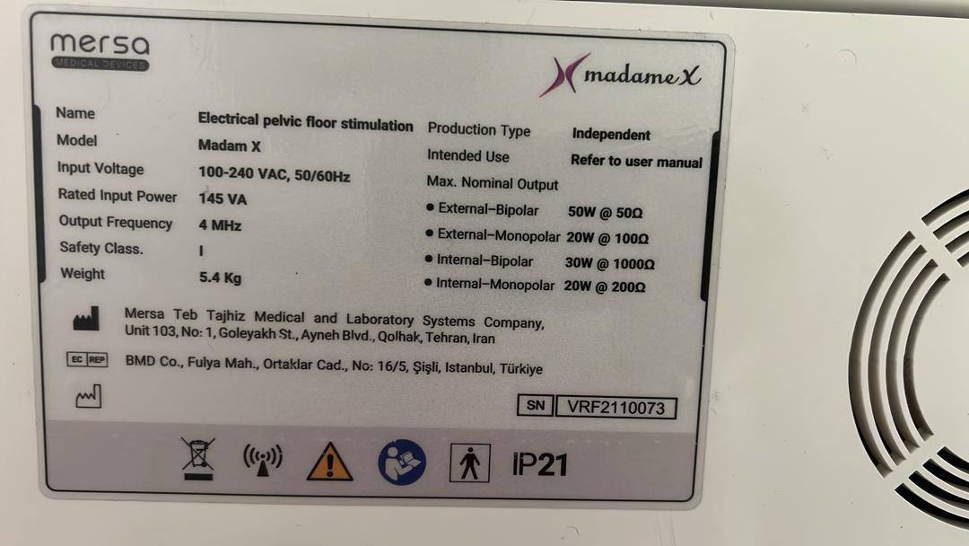 آر اف واژینال+EMS تاییده دار مادام اکسدست دو/مدینیوم