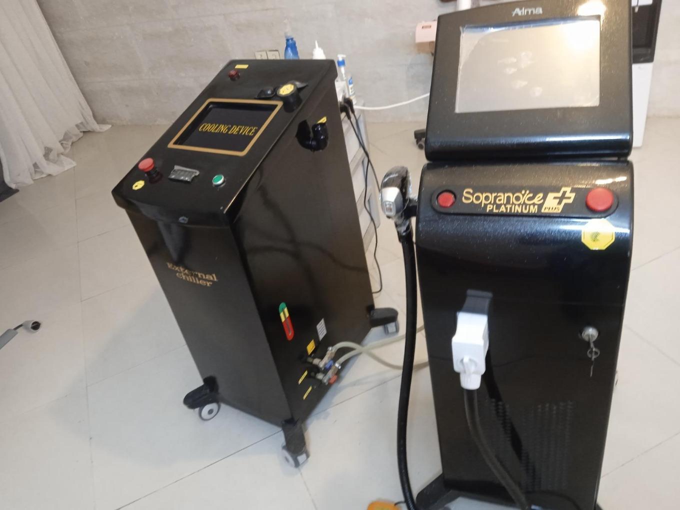 فروش ویژه دستگاه لیزر سوپر پلاتینیوم با خنک کننده قویدست دو/مدینیوم