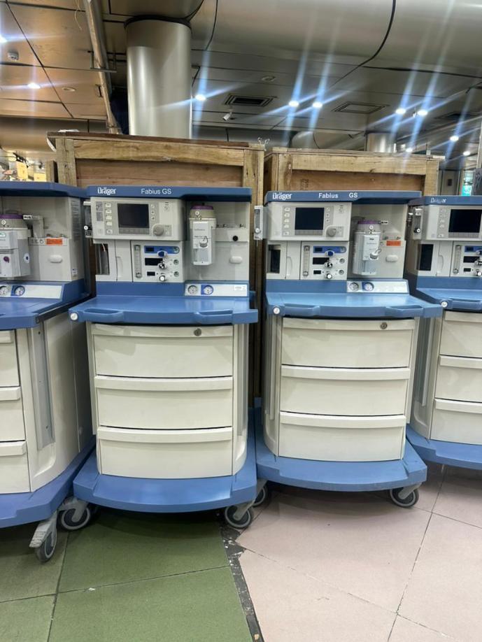 دستگاه ماشین بیهوشی برند دراگر سری فابیوس GS فول مد دست دو/مدینیوم