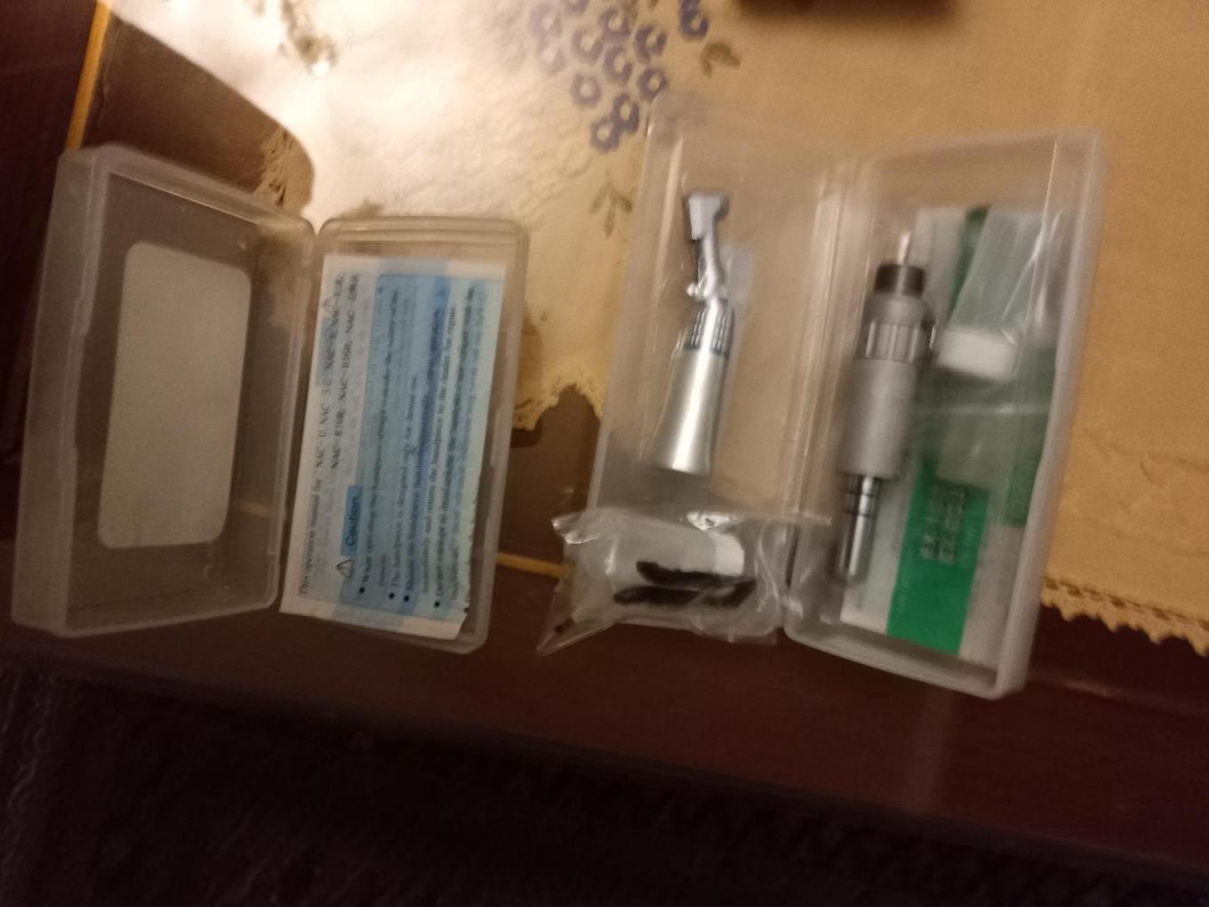 فروش یکدستگاه توربین بین ایر سوئیسی ویکدستگاه آنگل nsk ژاپنی دست دو درحد کم کارکرددست دو/مدینیوم