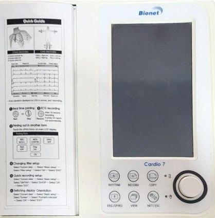 دستگاه اسپیرومتری مارک bionet کره مدل cardio 7  /مدینیوم
