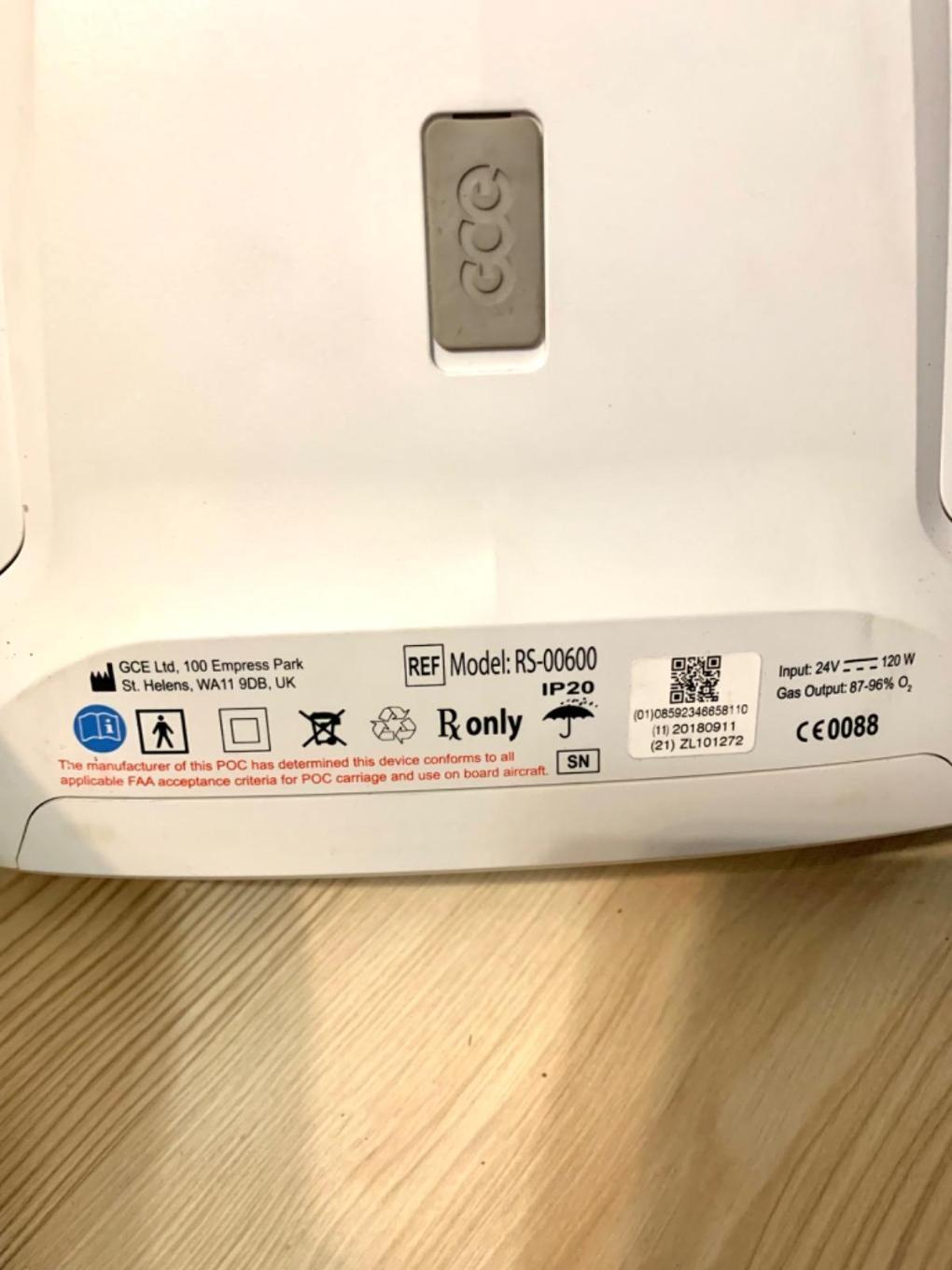 اکسیژن ساز ۵لیتری قابل حمل برند انگلیسی Zen O liteدست دو/مدینیوم