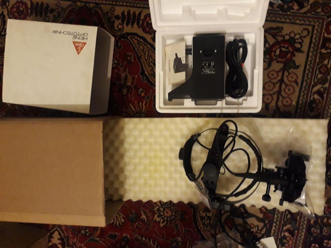 افتالموسکوپ غیرمستقیم آکبند مدل omega 200 از برند محبوب heineنو/مدینیوم