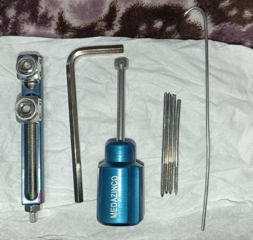 دستگاه الیزاروف براکی متاتارسدست دو/مدینیوم