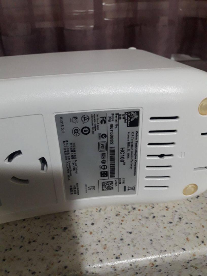 پرینتر لیبل و مچ بند بیمارستانی zebra hc100دست دو/مدینیوم