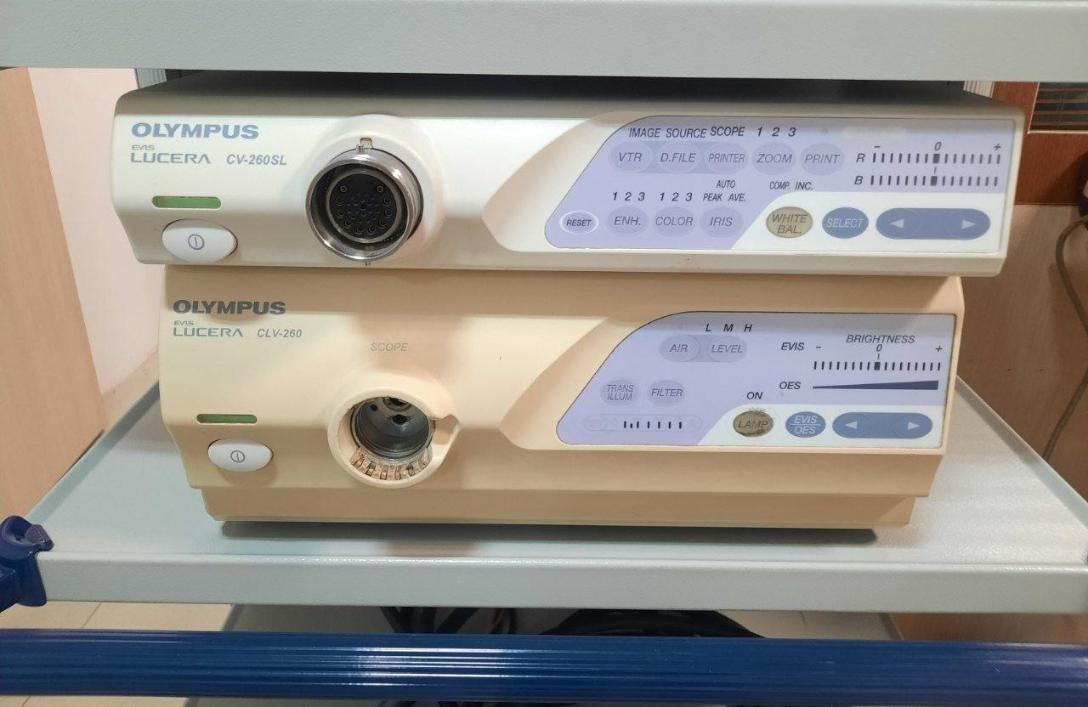 ست کامل آندوسکوپی مارک Olympus مدل CV260 ساخت ژاپندست دو/مدینیوم