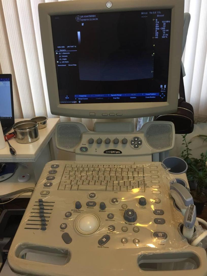 سونوگرافی Logiq A5Pro سال 2013نیاز به تعمیرات/مدینیوم