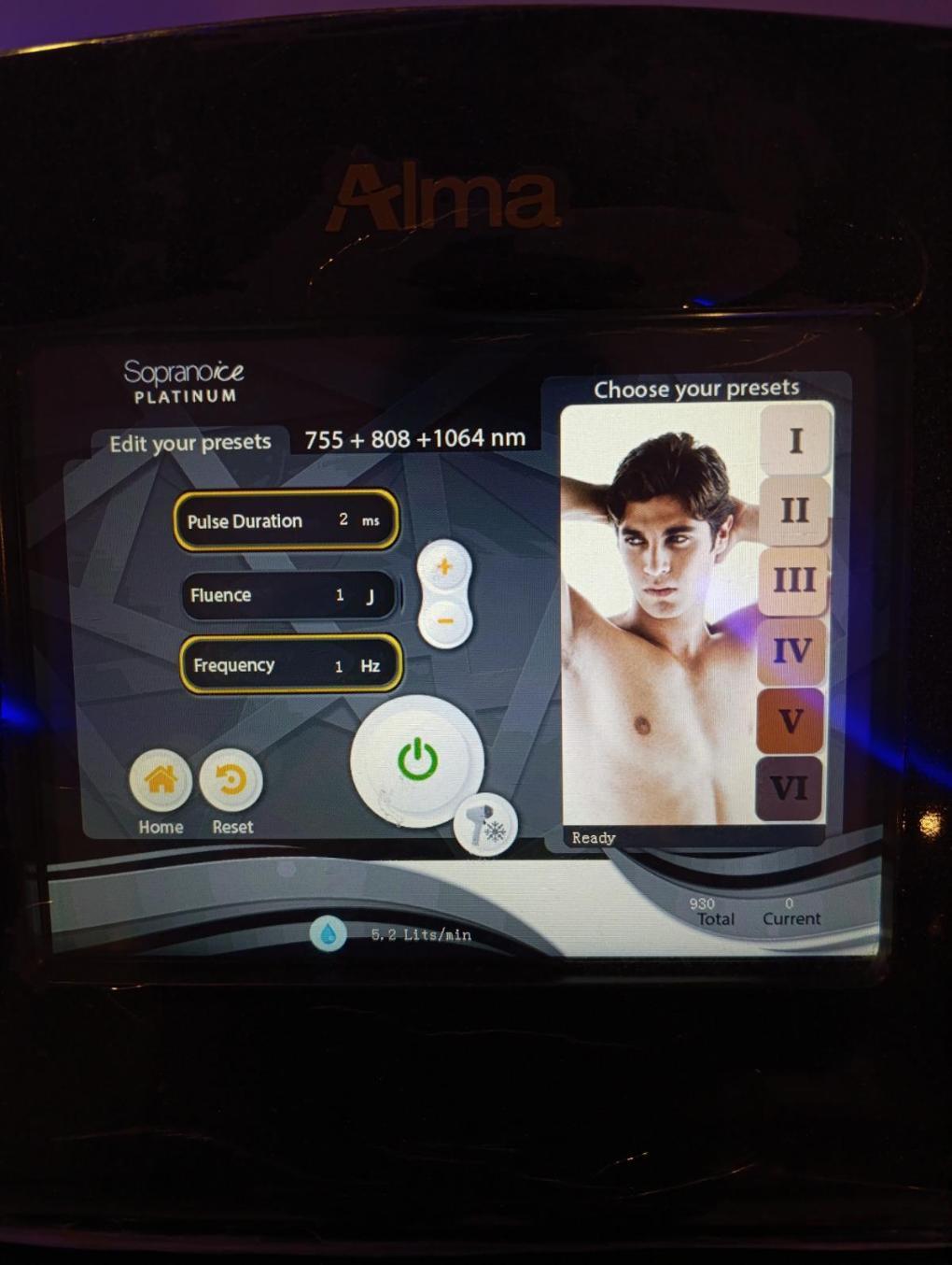 دستگاه لیزر پلاتینیوم آکبنددست دو/مدینیوم