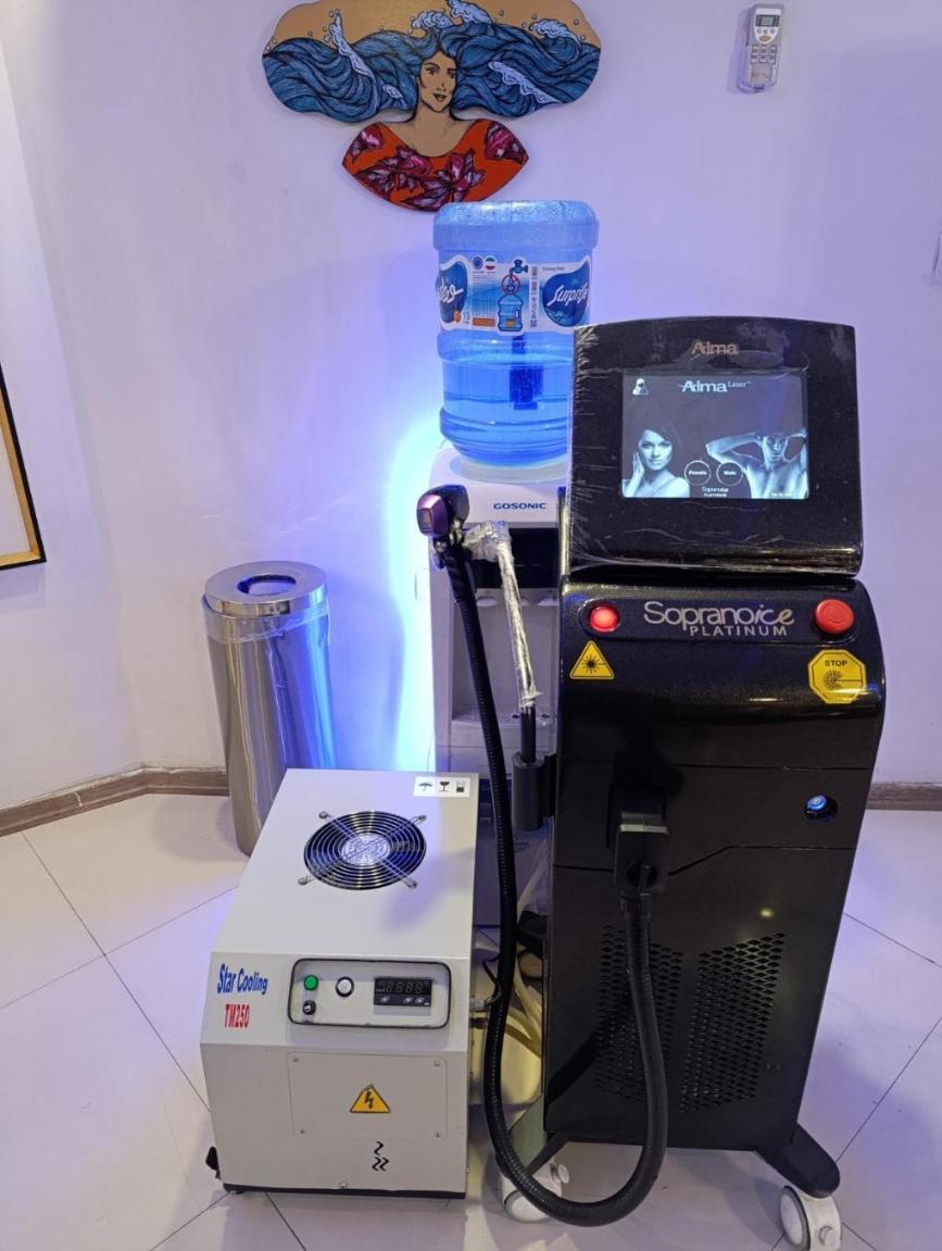 دستگاه لیزر موهای زائد پلاتینیوم آکبنددست دو/مدینیوم