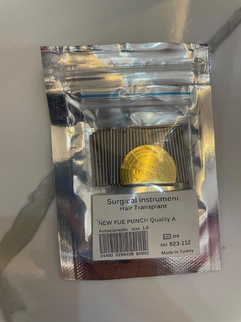 تیغ پانچ 2 سر تیز شماره ی یکنو/مدینیوم