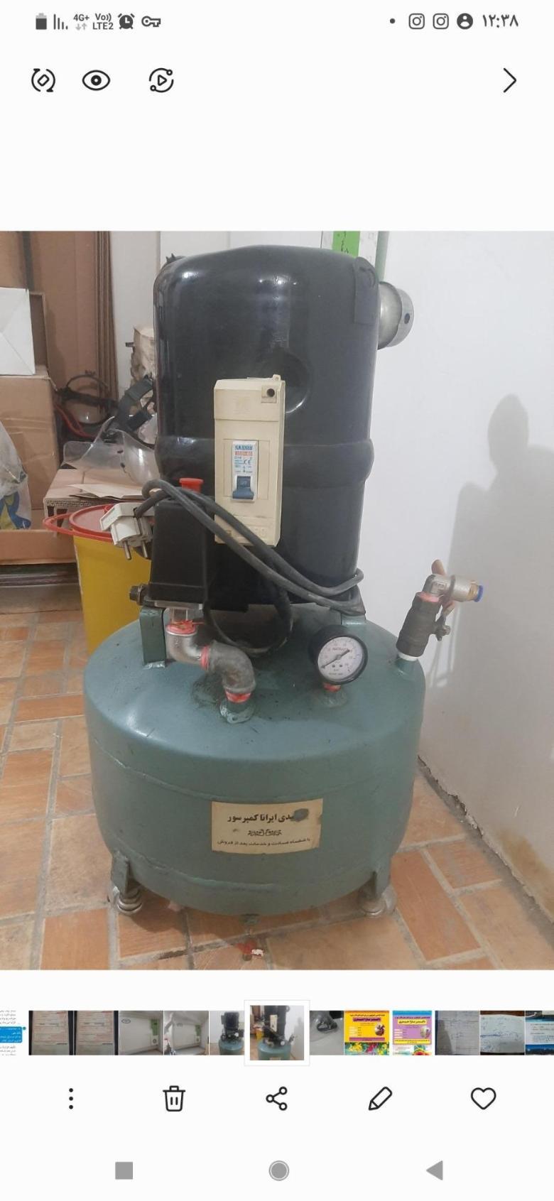 فروش کمپرسور دست دو/مدینیوم