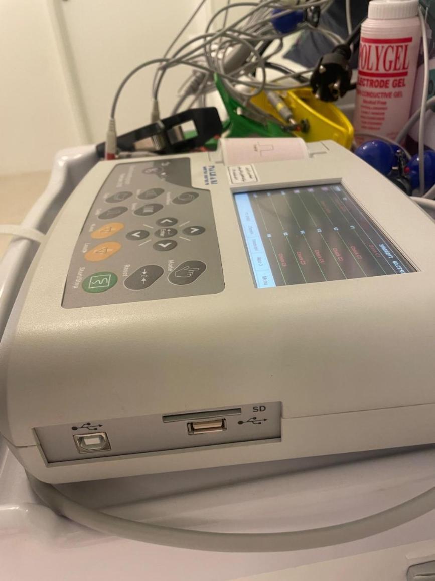 دستگاه نوار قلب ۳کاناله ECG اکبند نونو/مدینیوم