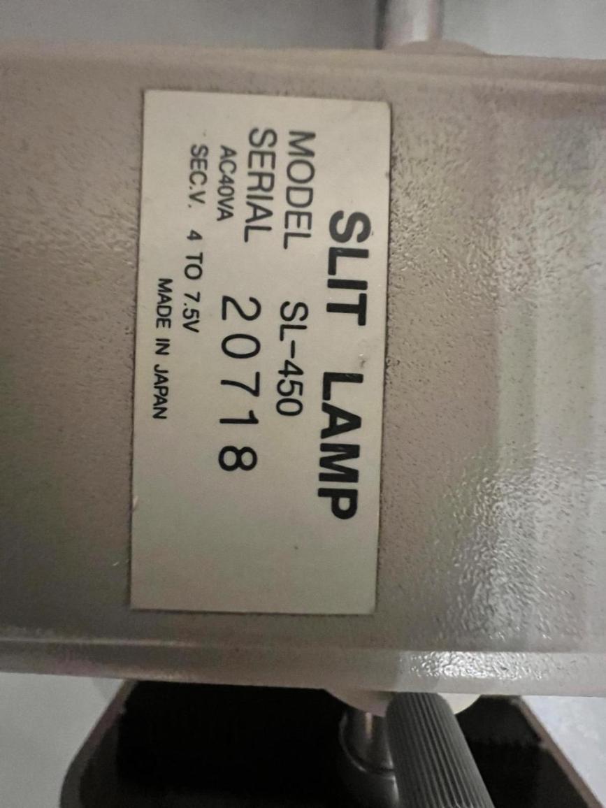 دستگاه اسليت لمپ مدل sl450 ژاپندست دو/مدینیوم