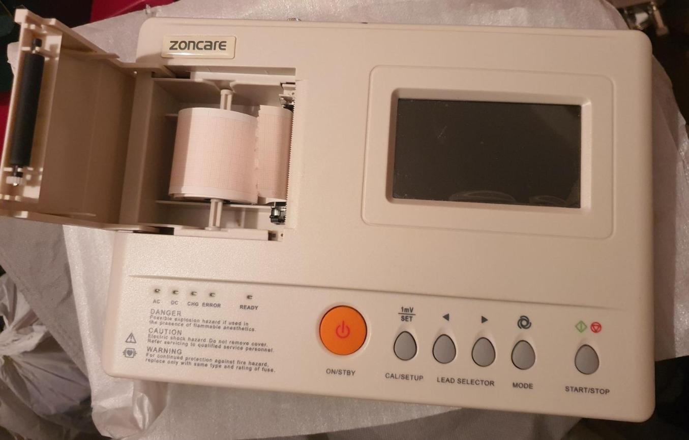 دستگاه نوار قلب زونکر تک کاناله آکبند نو/مدینیوم