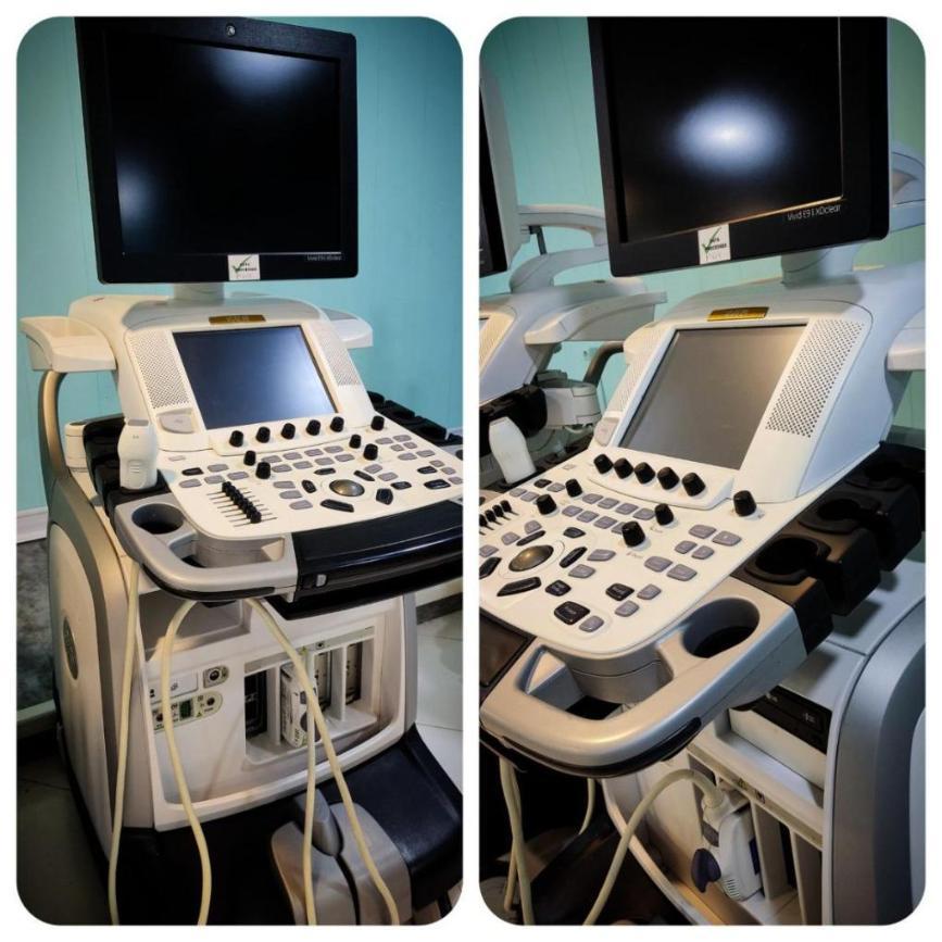 سونوگرافی GE امریکا مدل vivid e9 xDeclear دست دو/مدینیوم